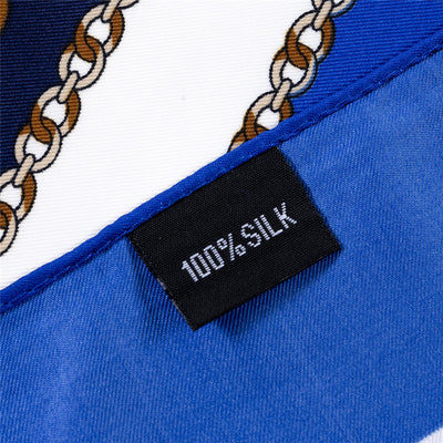 Pañuelo de Seda Twill Estampado Carruajes 130cm - Image 14