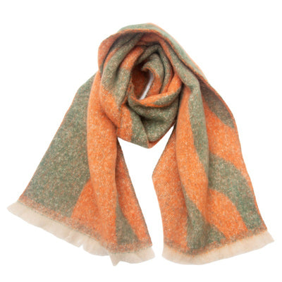 Bufanda Tejida Jacquard Otoño Invierno Estilo Europeo y Americano - Image 6