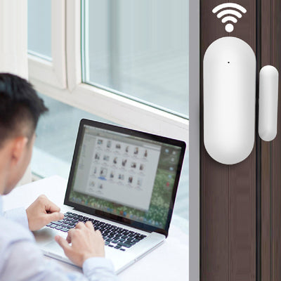Alarma Inteligente WiFi para Puerta con Sensor Magnético y Notificaciones en App