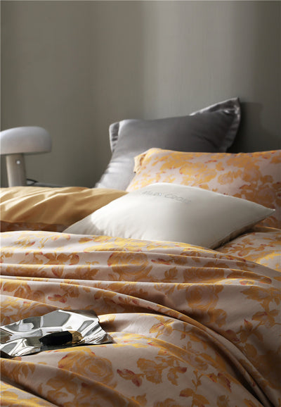 Juego de Cama Jacquard Algodón Puro Estilo Retro Americano 4 Piezas - Image 33