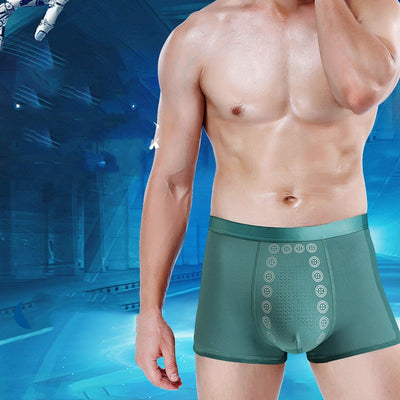 Calzoncillos Hombre Algodón Peinado con Forro Grafeno Transpirables y Cómodos