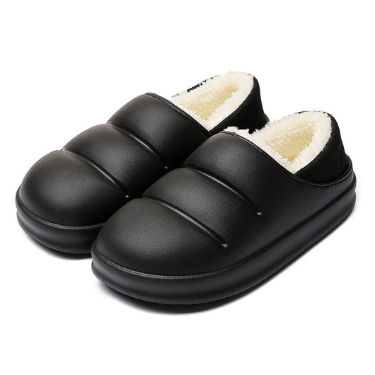 Pantuflas de Pareja Algodón Invierno Cálidas Impermeables para Casa y Jardín - Image 11