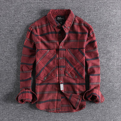 Camisa de Trabajo Moderna con Bolsillos Funcionales - Image 13