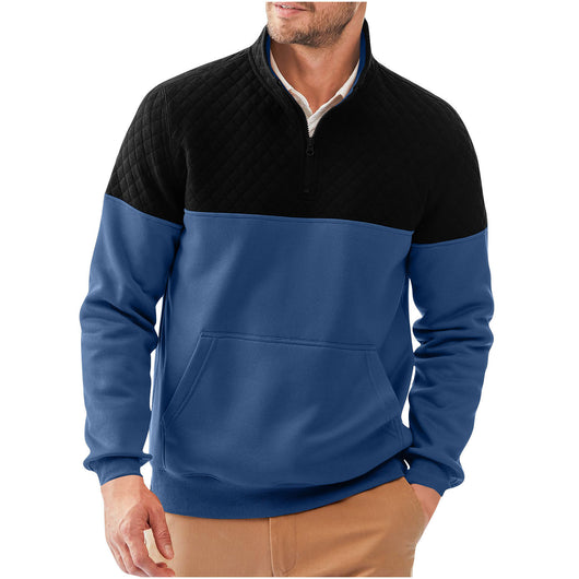 Sudadera con Capucha Color Block Casual para Hombre - Image 21