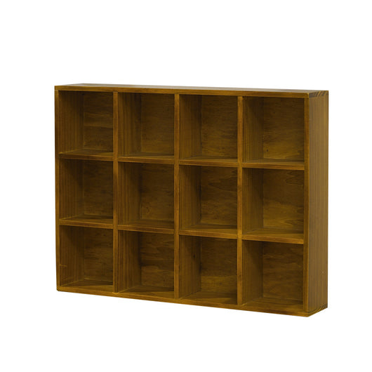 Gabinete Retro de Madera Maciza con 12 Compartimentos para Tazas - Image 4
