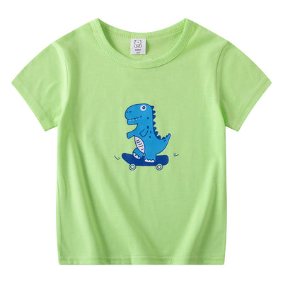 Playera Infantil de Manga Corta Unisex con Diseños Animados - Image 59