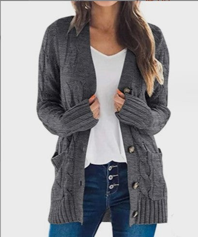 Blazer de Lana Manga Larga Abotonado - Image 12