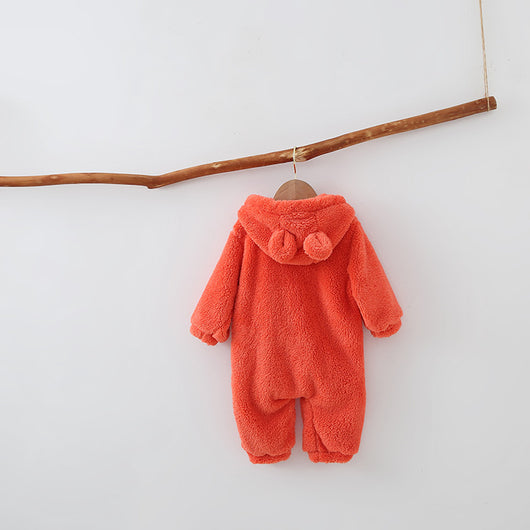 Pijama Enterizo Cálido con Capucha para Bebé - Image 8