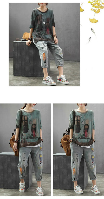 Camiseta Suelta Estampada - Image 13