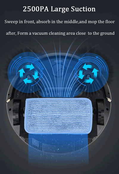 Aspiradora Robótica Inteligente con Recarga Automática y Control Remoto - Image 9
