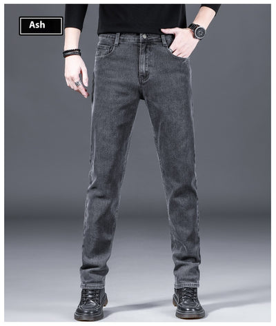 Pantalones de Vestir Holgados Rectos Invierno Gruesos para Hombre - Image 11