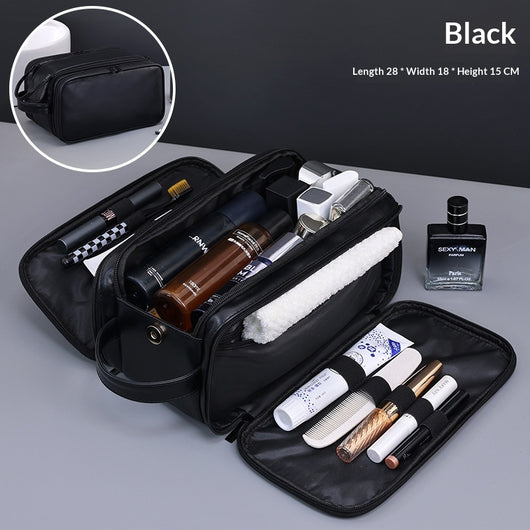 Neceser de Viaje Hombre con 3 Compartimentos - Organizador de Aseo Multifuncional - Image 6