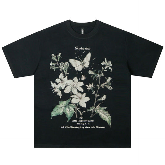Camiseta Estampada Mariposa Lirio para Hombre