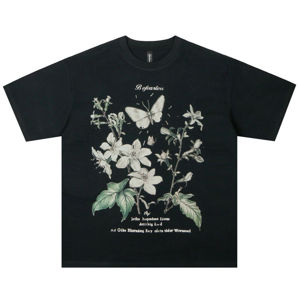 Camiseta Estampada Mariposa Lirio para Hombre
