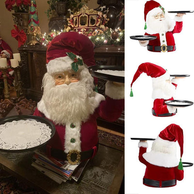 Soporte Decorativo Navideño Muñeco de Nieve para Aperitivos - Image 13