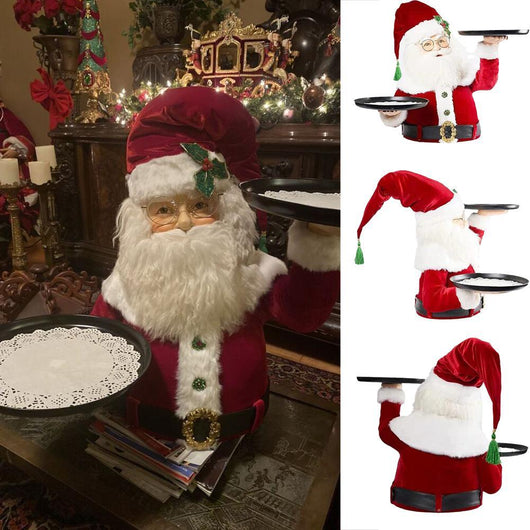 Soporte Decorativo Navideño Muñeco de Nieve para Aperitivos - Image 13