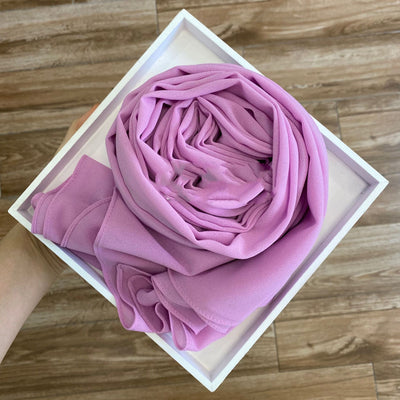 Pañuelo Hijab de Gasa Perlada Liso para Mujer - Image 24