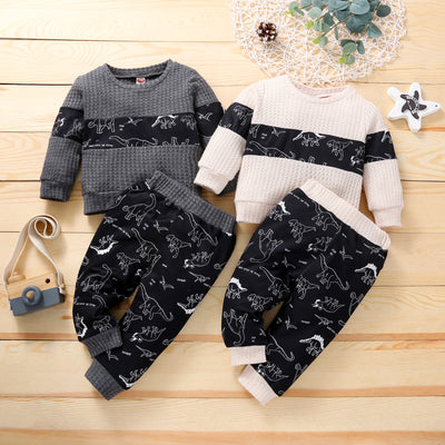 Ropa Deportiva Infantil con Tejido Combinado Europeo y Americano - Image 12