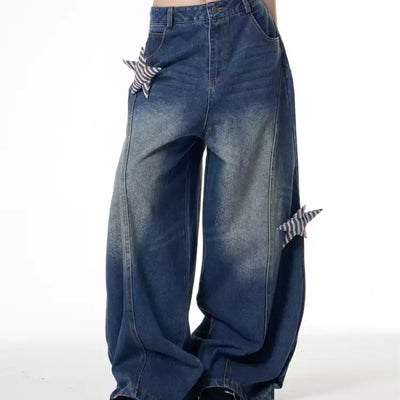 Pantalones Vaqueros Vintage Desgastados para Mujer - Image 3