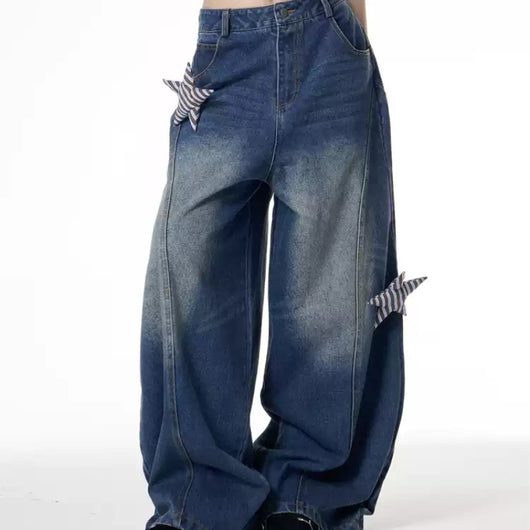 Pantalones Vaqueros Vintage Desgastados para Mujer - Image 3