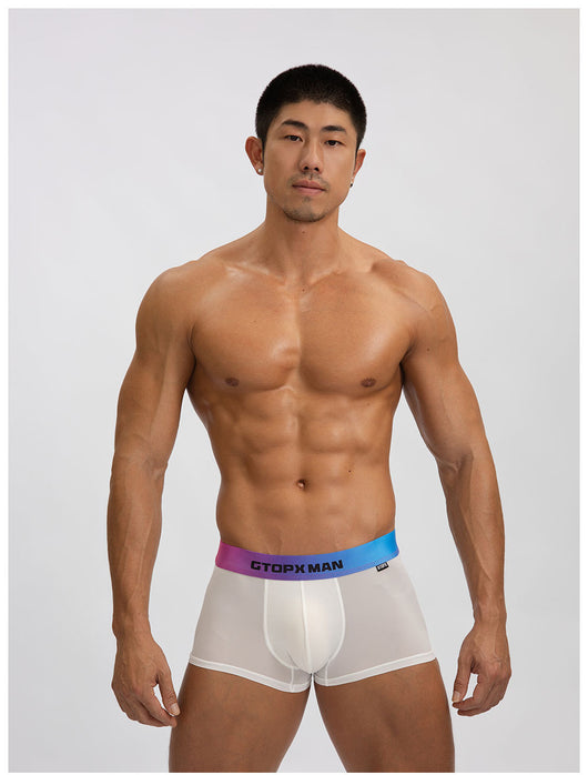 Bóxers Hombre Seda Helada Cintura Baja Verano Degradado Convexo - Image 11