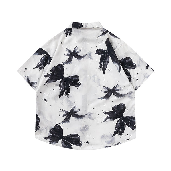 Camisa Estampada con Lazo para Hombre y Mujer