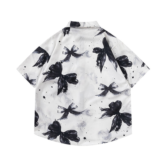 Camisa Estampada con Lazo para Hombre y Mujer