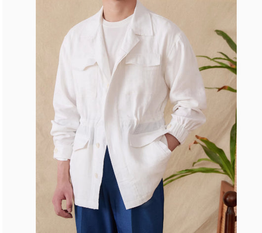 Abrigo Retro Holgado Casual Trendy para Hombre - Image 8
