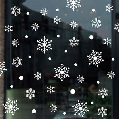 48 Pegatinas Decorativas de Copos de Nieve en Cristal para Navidad - Image 10