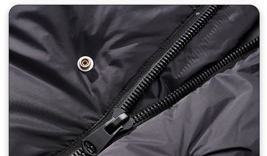 Chaqueta de Plumón Estilo Utilitario para Hombre Talla Grande - Image 5