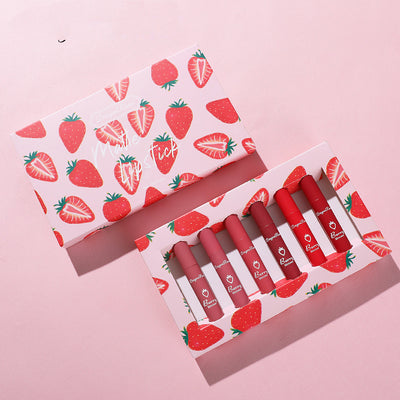 Set de 6 Brillos Labiales Sabor Fresa con Fórmula Antiadherente - Image 12