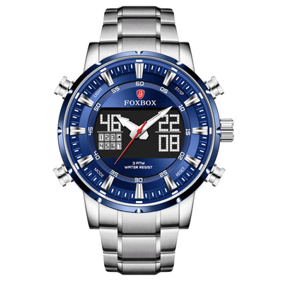 Reloj Deportivo Dual Display Multifuncional Resistente al Agua para Hombre - Image 4