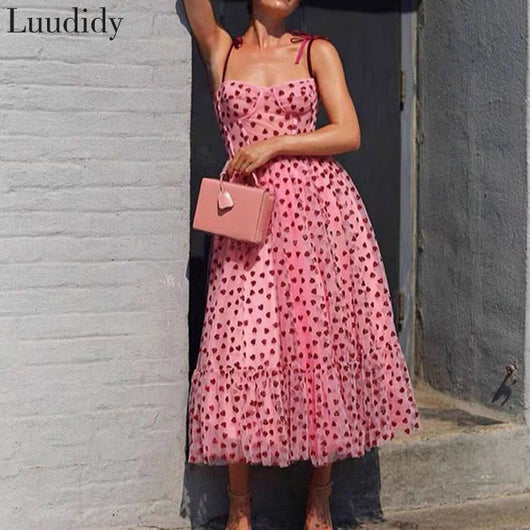 Vestido Lunares con Cintura Bandeau y Falda Amplia - Image 11