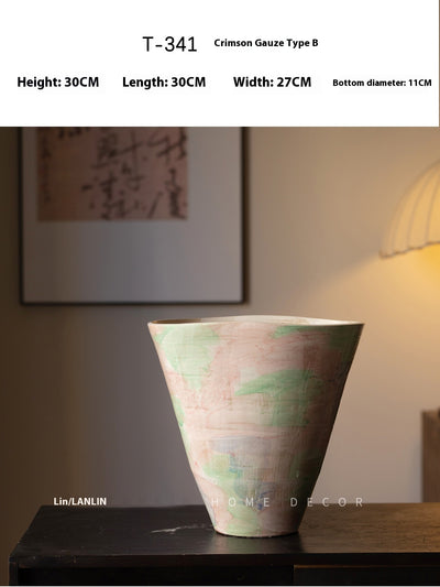 Maceta de Cerámica Artesanal con Diseño Contemporáneo - Image 8