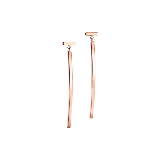 Aretes Geométricos Coreanos Largos para Mujer - Image 9