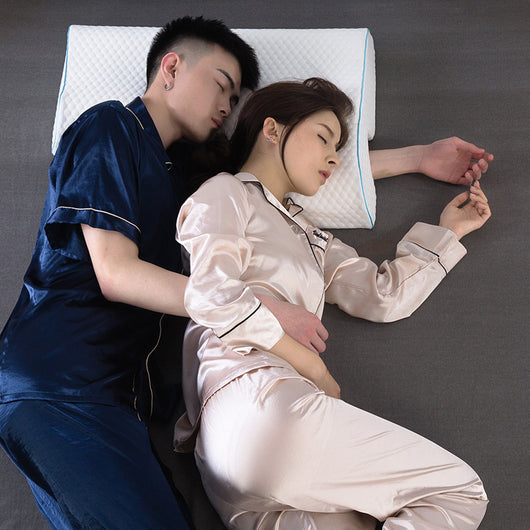 Almohada de Espuma Viscoelástica para Parejas con Soporte Cervical Anti-Entumecimiento