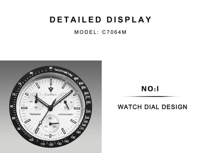 Reloj de Cuarzo Cadisson con Tres Cronógrafos - Resistente al Agua - Image 17