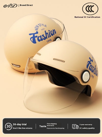 Casco Moto Semintergral Batería Universal Cuatro Estaciones - Image 17
