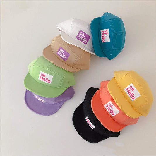 Gorra Infantil de Diseño Coreano con Alivio de Presión y Visera Suave