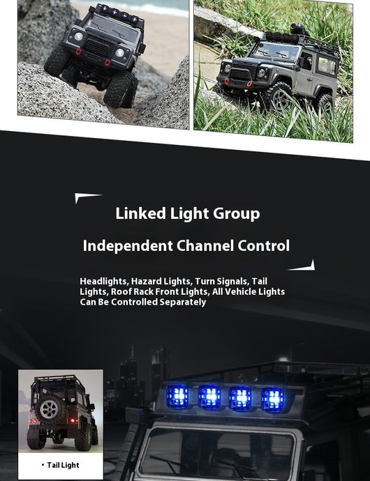 Vehículo 4x4 Todoterreno RC con Faros LED Controlables - Image 11