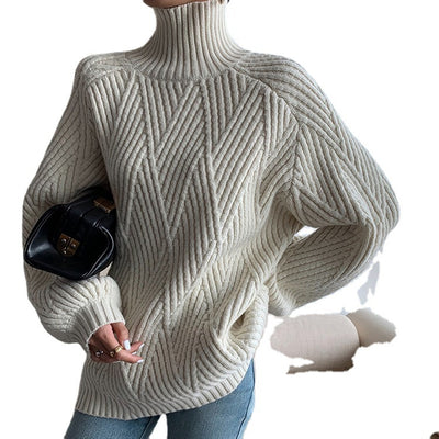 Suéter Grueso Holgado para Invierno - Abrigo Cómodo y Versátil - Image 4
