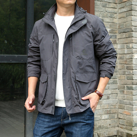 Chaqueta Impermeable con Capucha para Montaña - Casual y Resistente - Image 5