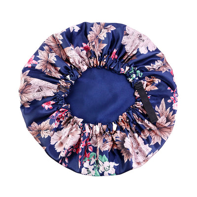Gorro Ajustable de Satén Estampado Doble Capa - Image 2