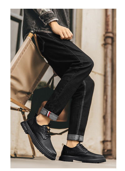Botas Casuales de Cuero Transpirable para Hombre - Estilo Martin Verano - Image 11