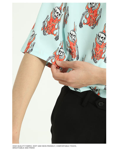 Playera con Estampado de Calavera - Image 12