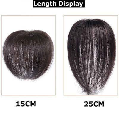 Peluca Mujer Cabello Liso Raya Central con Flequillo Lateral - Sistema de Dos Clips - Image 19