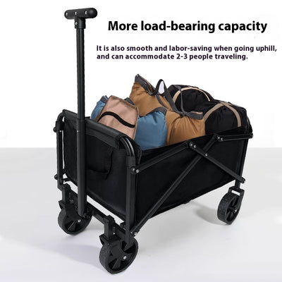 Carrito Remolque Plegable para Niños - Ideal para Campamentos y Paseos