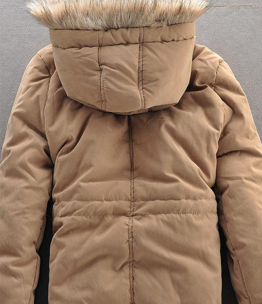 Abrigo de Invierno para Hombre con Forro de Lana de Cordero y Acolchado Grueso - Image 7