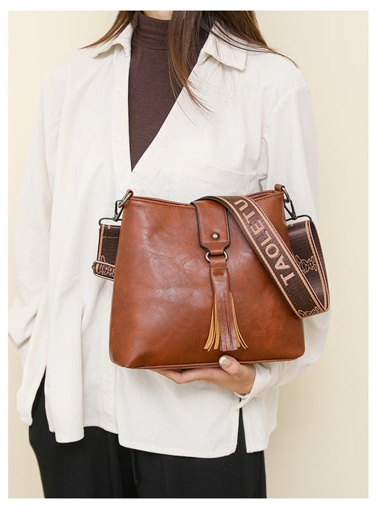 Bolso Retro de Cuero para Mujer - Bandolera Estilo Vintage - Image 34