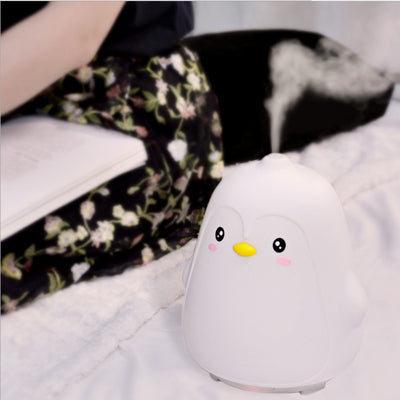 Difusor Humidificador Luz Nocturna Pingüino Aromaterapia - Image 4